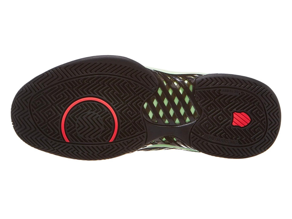 Scarpe KSwiss Hypercourt Express 2 Nero/Verde/Lava Uomo - TUTTE LE SUPERFICI