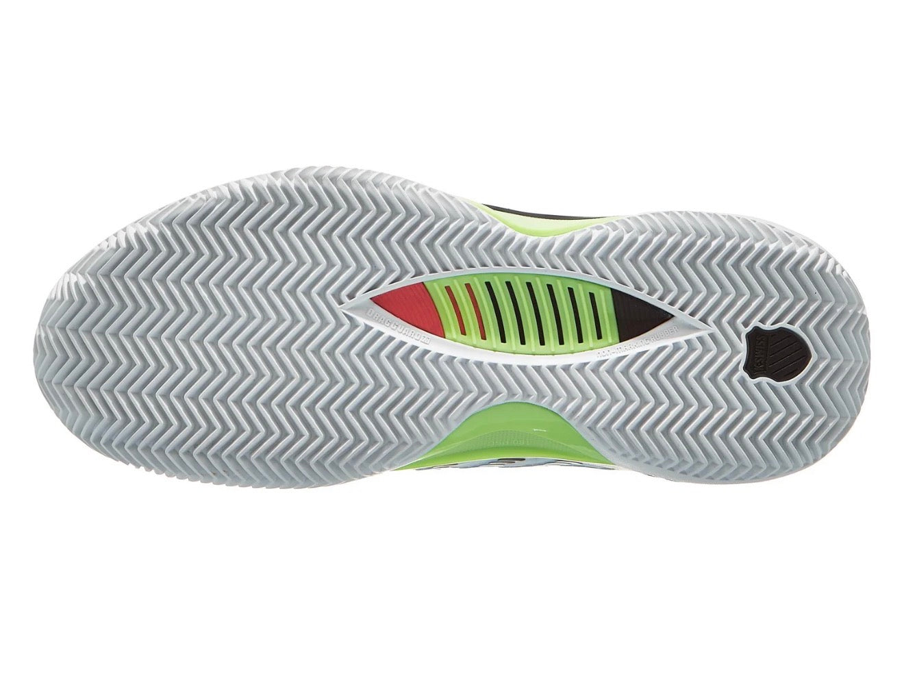 KSwiss Hypercourt Supreme 2 Clay Wh/Blk/Grn Men's Shoes