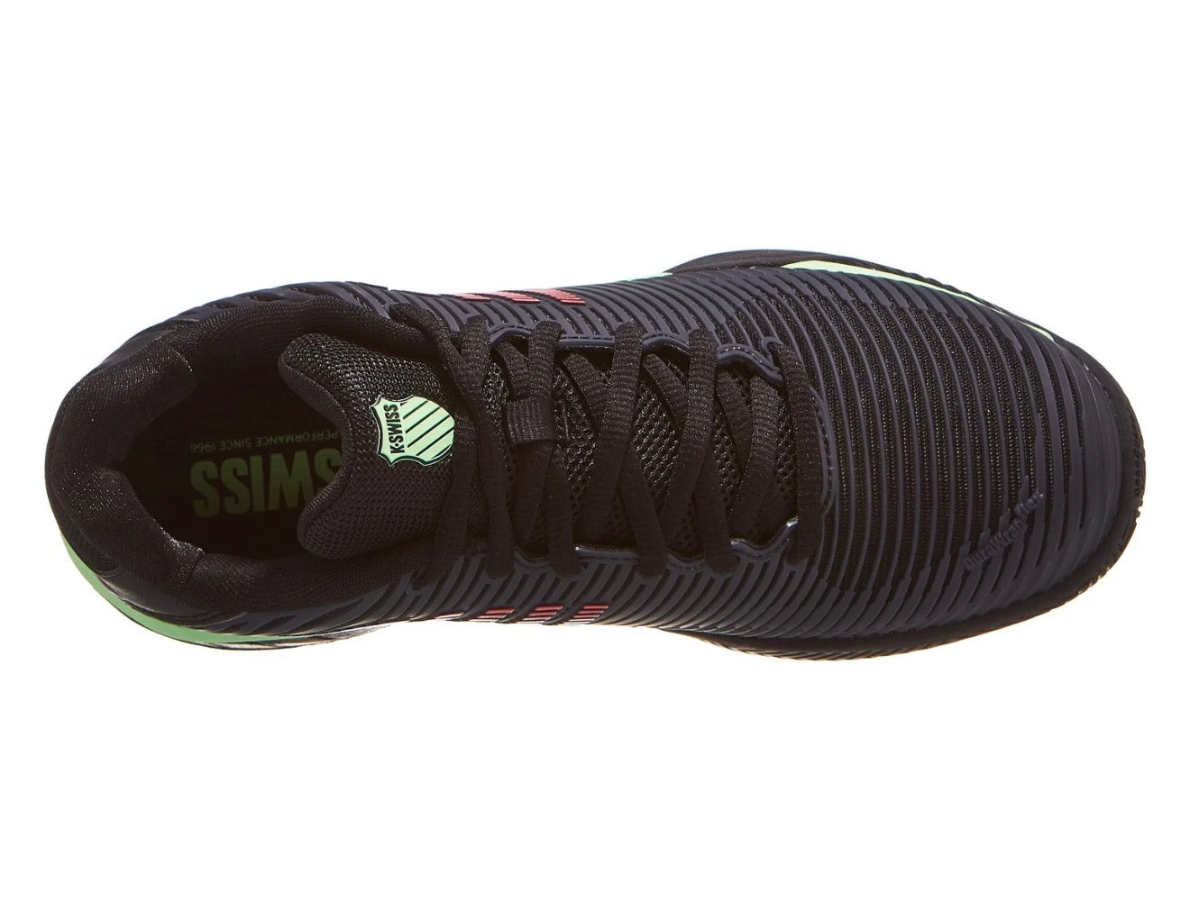 Scarpe KSwiss Hypercourt Express 2 Nero/Verde/Lava Uomo - TUTTE LE SUPERFICI