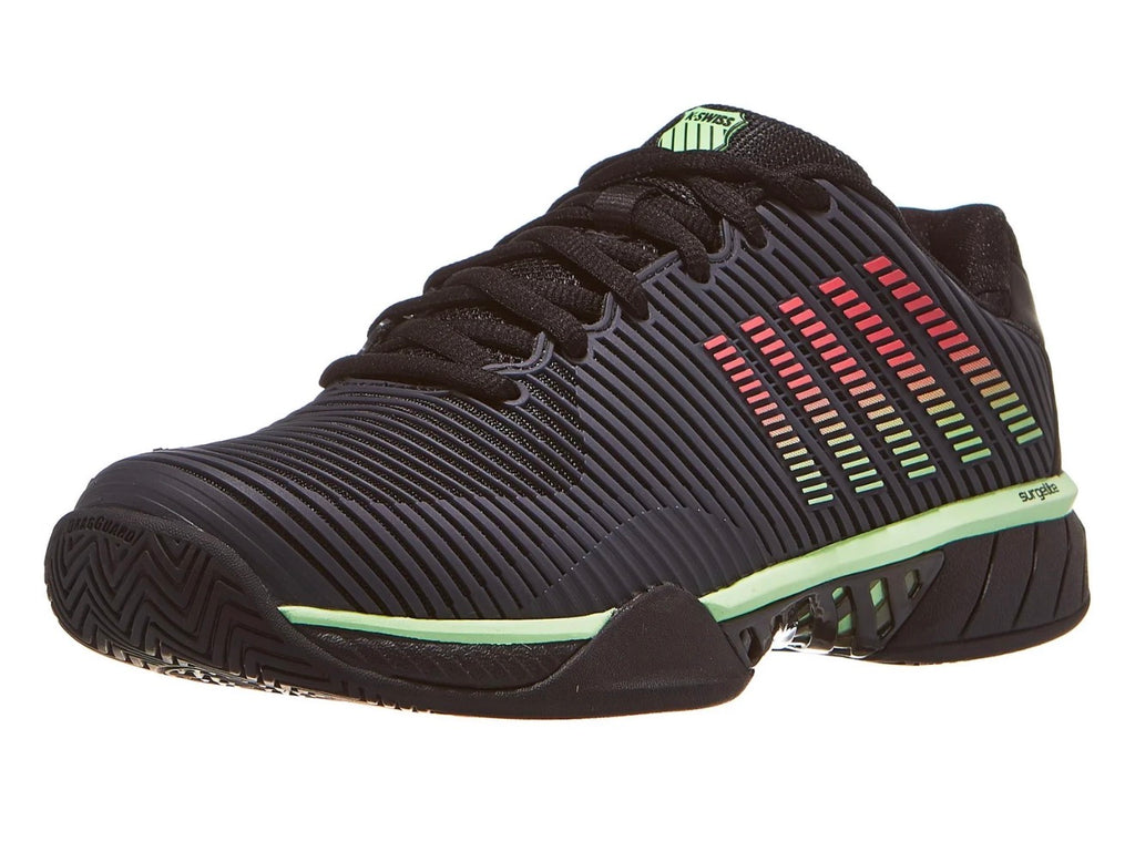 Scarpe KSwiss Hypercourt Express 2 Nero/Verde/Lava Uomo - TUTTE LE SUPERFICI