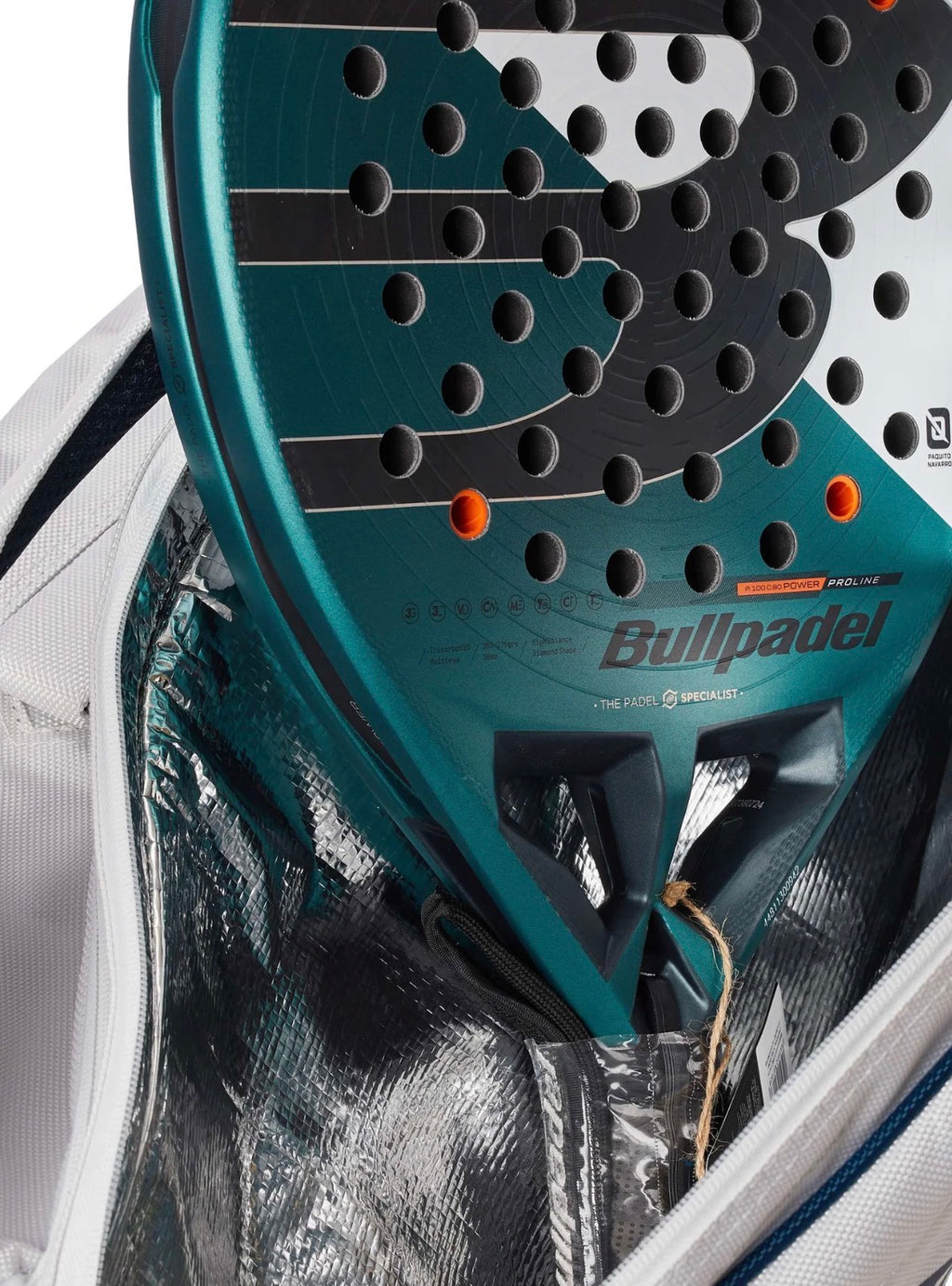 Bullpadel Pearl Padel Racket Bag White