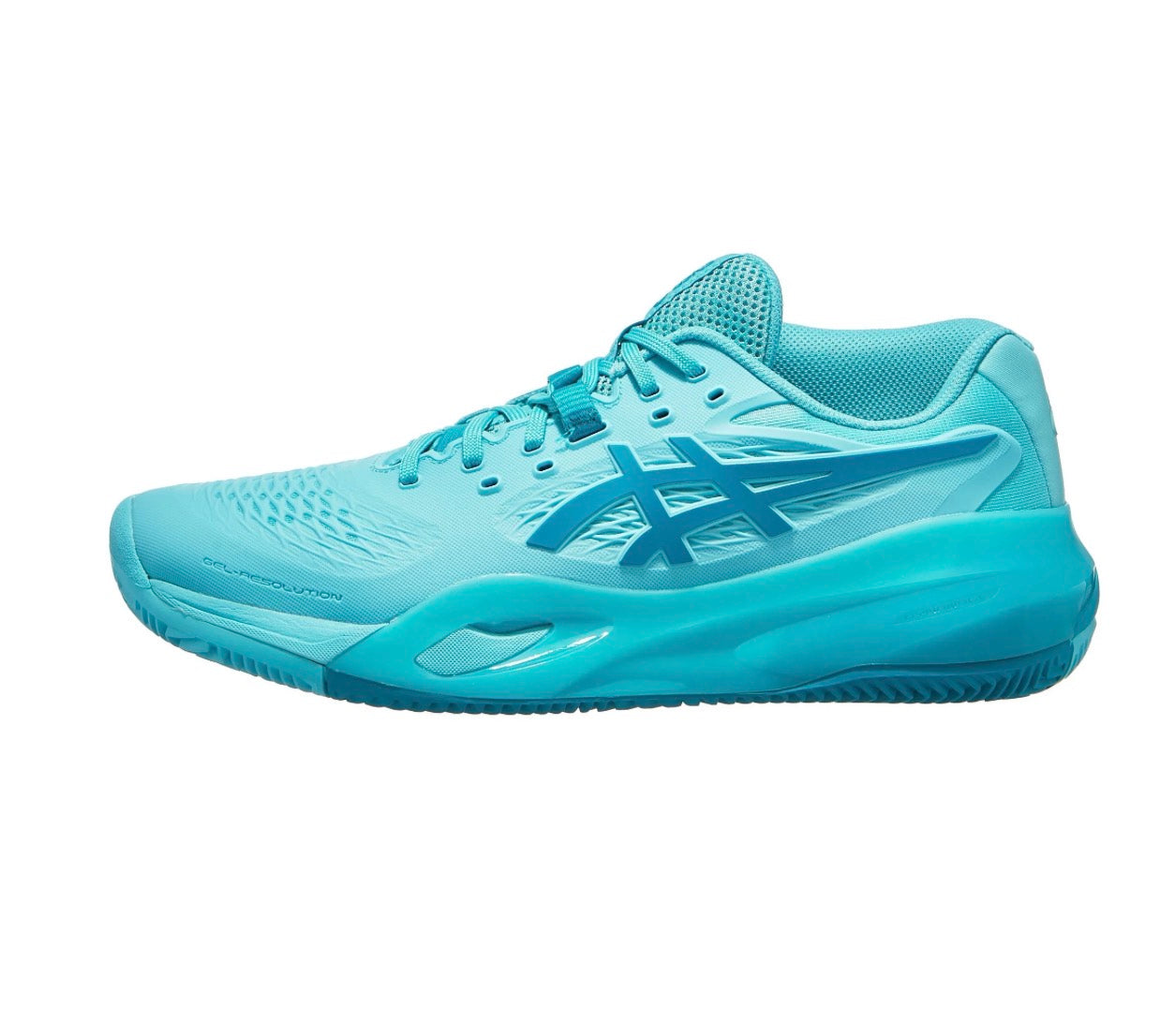Scarpe Asics Gel Resolution X Ice Mint/Lagoon Uomo - TERRA BATTUTA