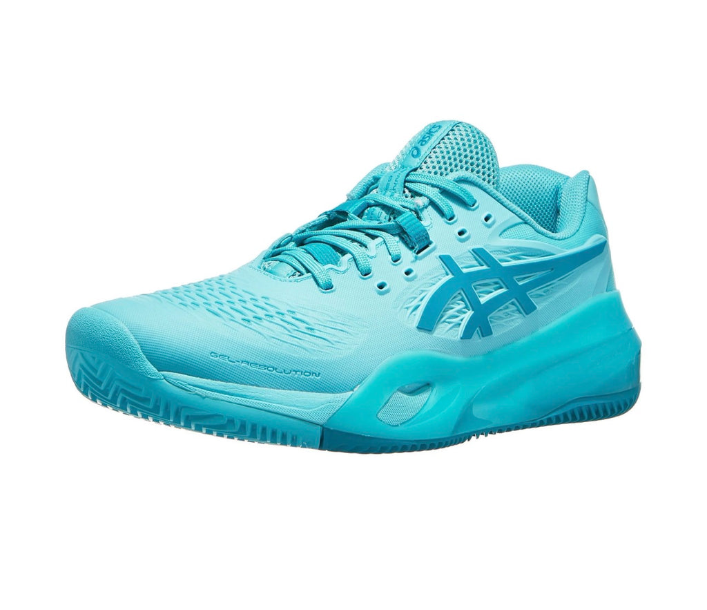 Scarpe Asics Gel Resolution X Ice Mint/Lagoon Uomo - TERRA BATTUTA