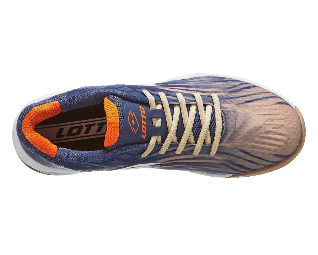 Scarpe Lotto Mirage 200 II PRT Blu/Beige Uomo - TERRA BATTUTA