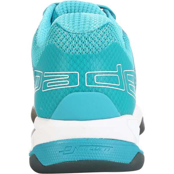 scarpe da tennis lotto superrapina 100 blu/rosse - immagine 2