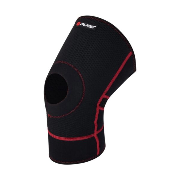 Pure2improve supporto ginocchio con rotula aperta