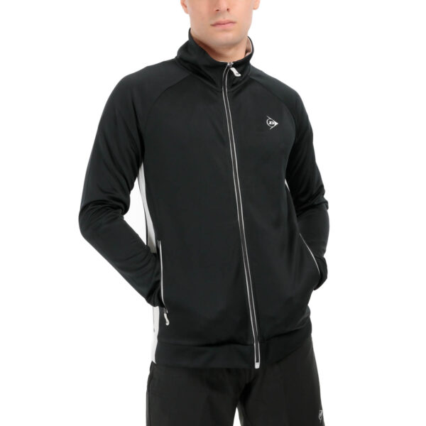 Giacca dunlop knitted black/white