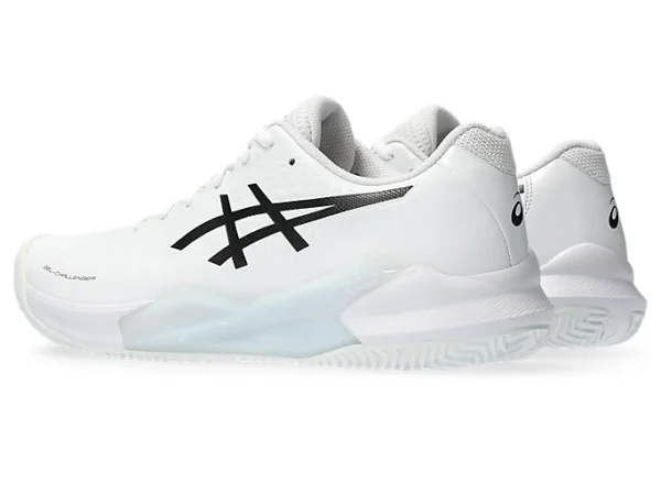 scarpe tennis/padel asics gel challenger 14 clay white black - immagine 5