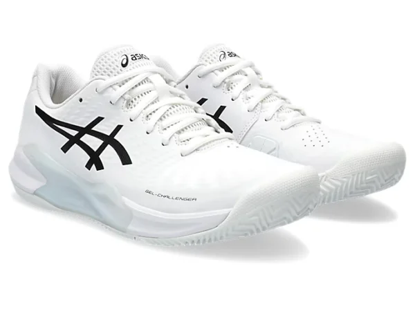 scarpe tennis/padel asics gel challenger 14 clay white black - immagine 4