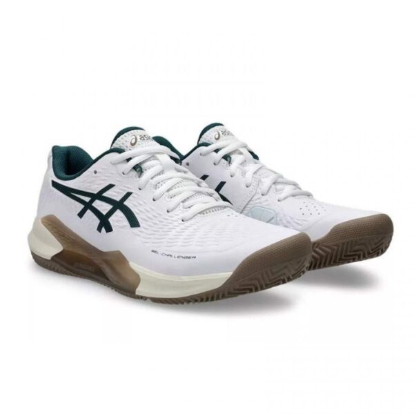 scarpe tennis/padel asics gel challenger 14 clay saxon green - immagine 5