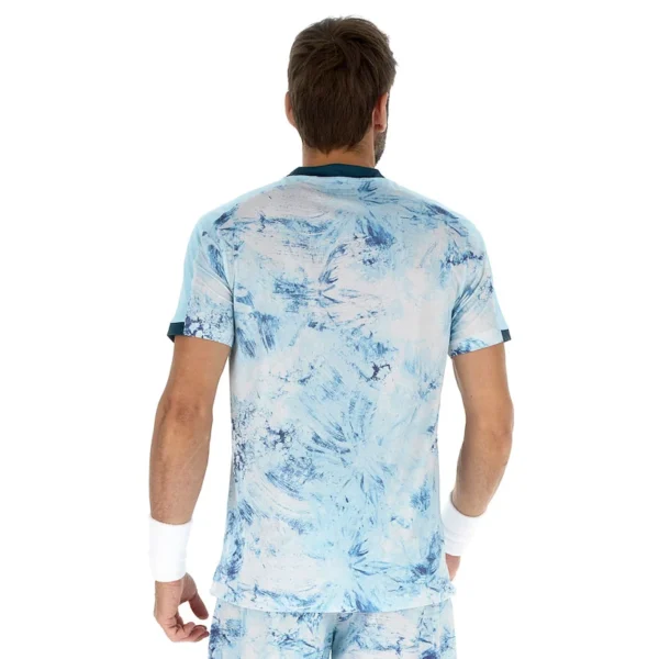 T-shirt lotto tech iv d2 spon sugar blue uomo - immagine 2
