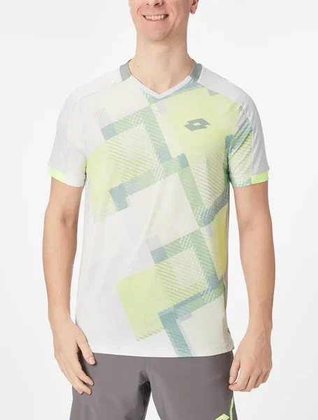 T-shirt lotto tech iv d1glacier gray uomo