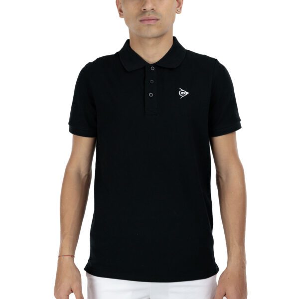 Polo dunlop performance black uomo