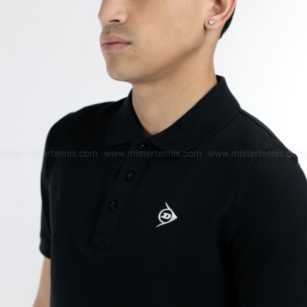 Polo dunlop performance black uomo - immagine 3