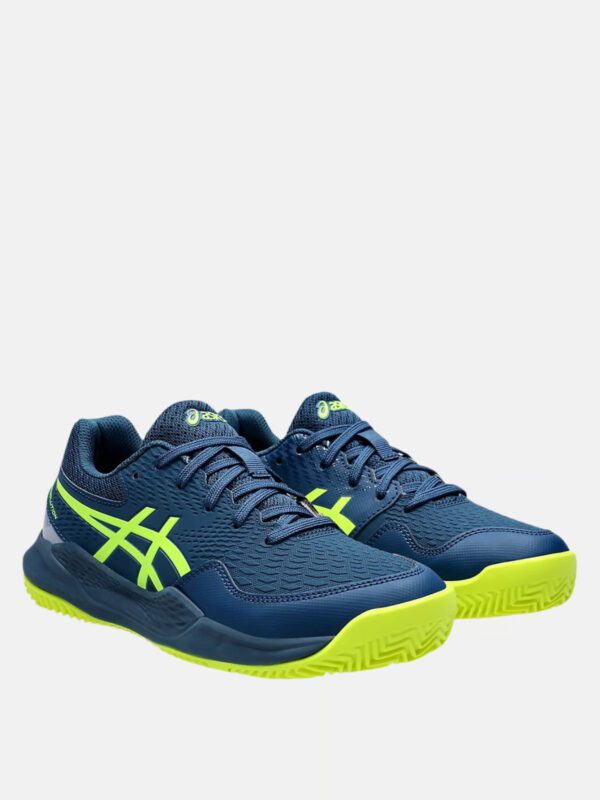 Scarpe tennis/padel asics gel resolution 9 gs mako blue kids