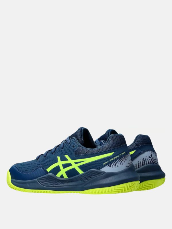 Scarpe tennis/padel asics gel resolution 9 gs mako blue kids - immagine 3