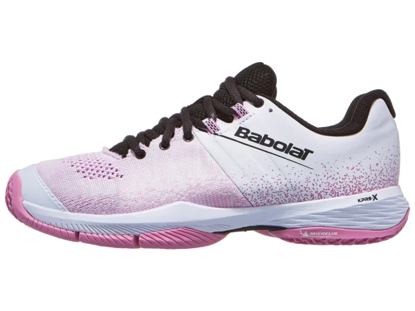 Scarpa padel babolat sensa woman white/lilac - immagine 5