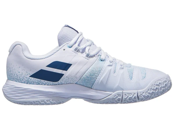 Scarpa padel babolat sensa woman bianco/cool blue - immagine 3