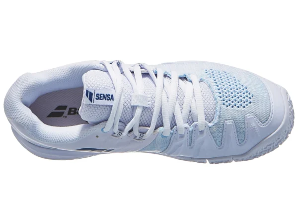 Scarpa padel babolat sensa woman bianco/cool blue - immagine 4