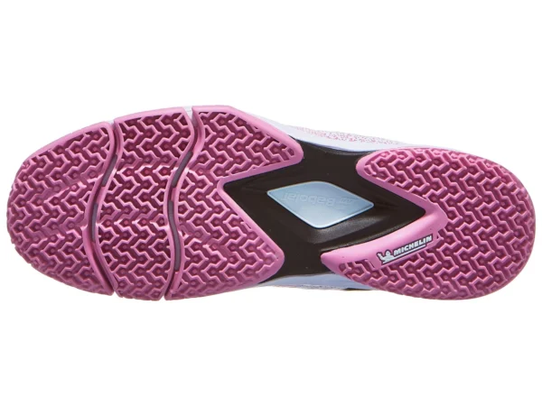Scarpa padel babolat sensa woman white/lilac - immagine 4