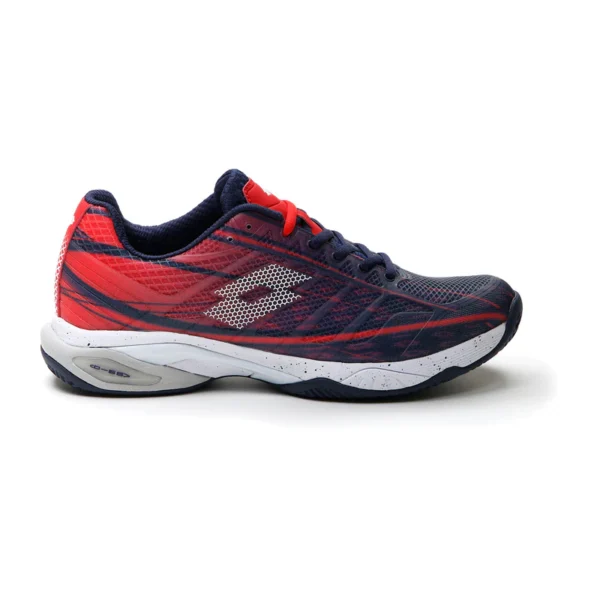 Scarpa tennis/padel lotto mirage 300 cly rosso/blu uomo - immagine 2