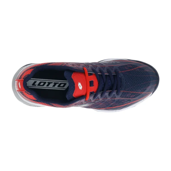 Scarpa tennis/padel lotto mirage 300 cly rosso/blu uomo - immagine 6